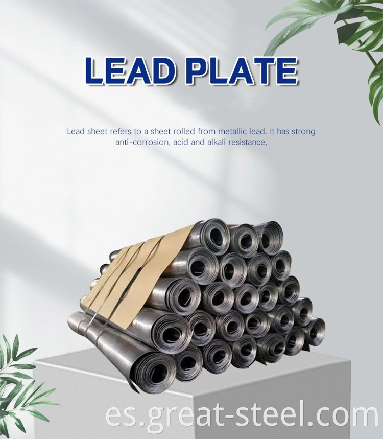 lead plate title